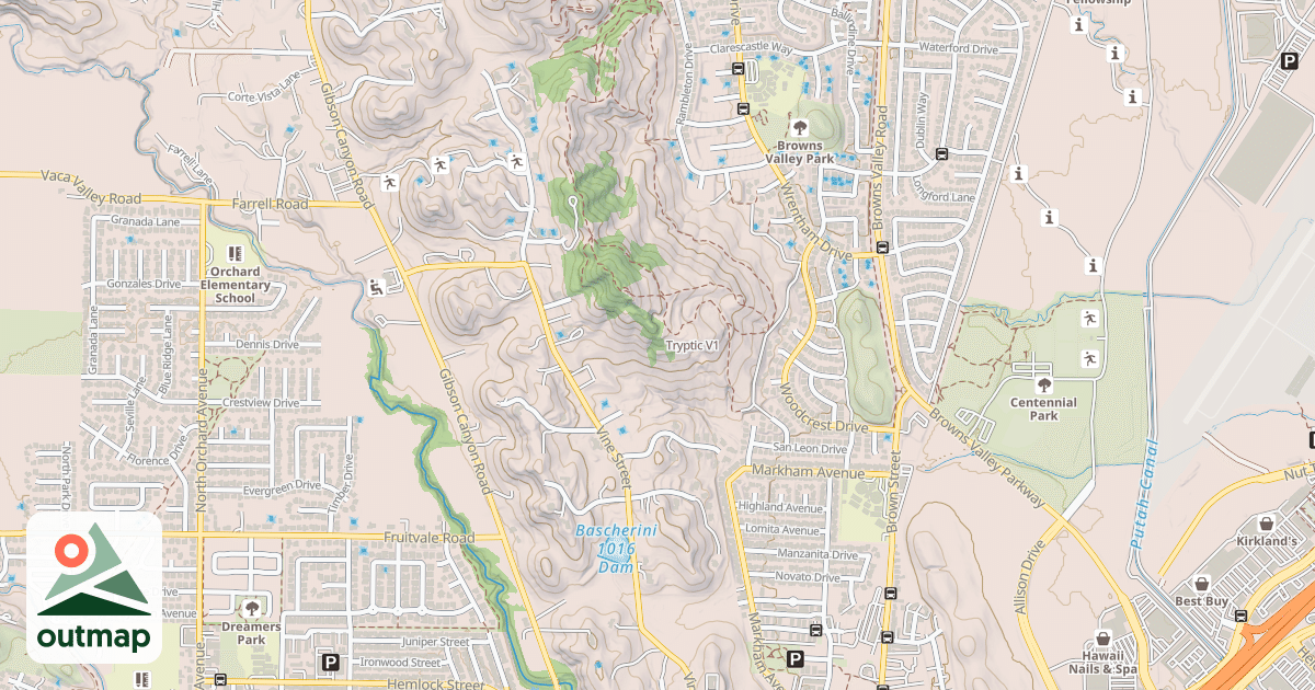 Map of Tryptic