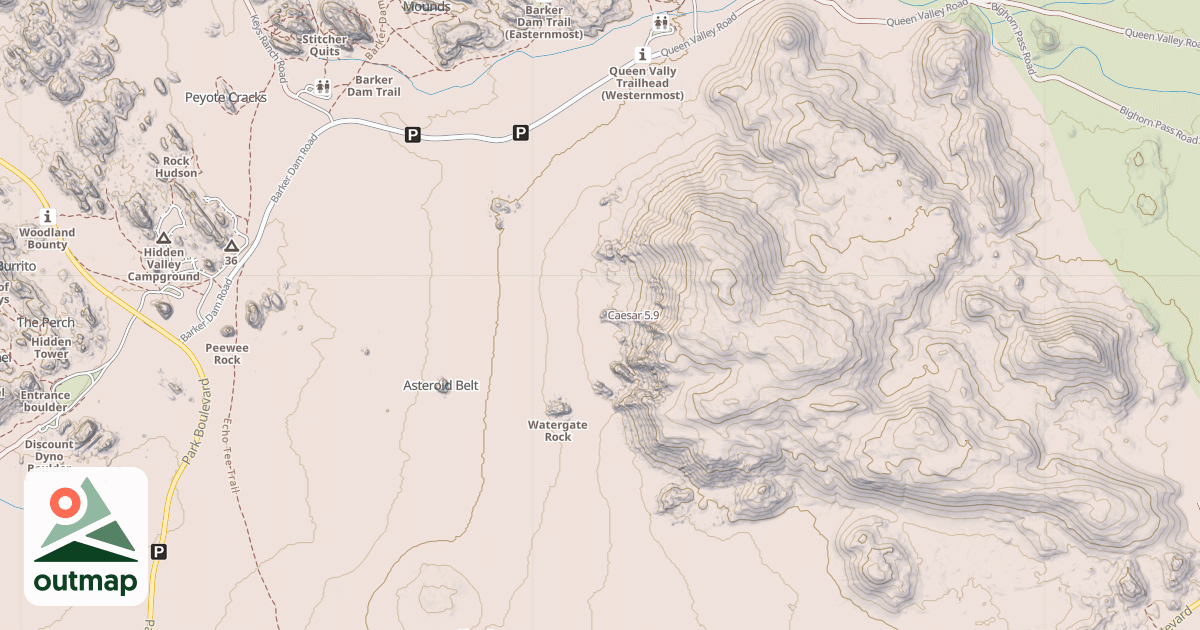 Map of Caesar