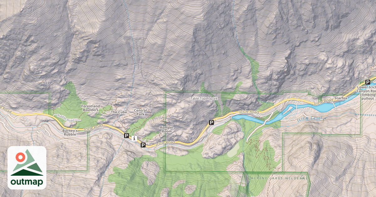 Map of Table Top Pop