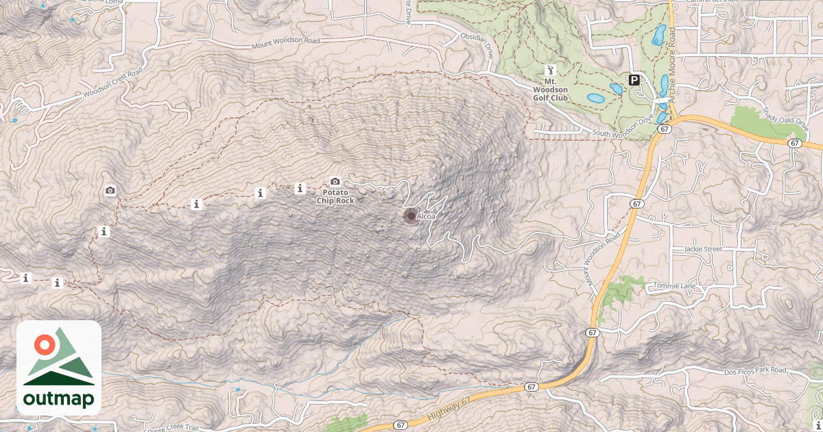Map of Alcoa