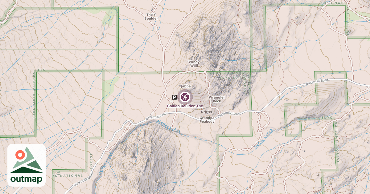 Map of Golden Boulder, The