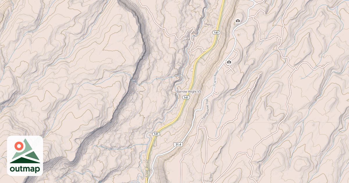 Map of Barrow Wight