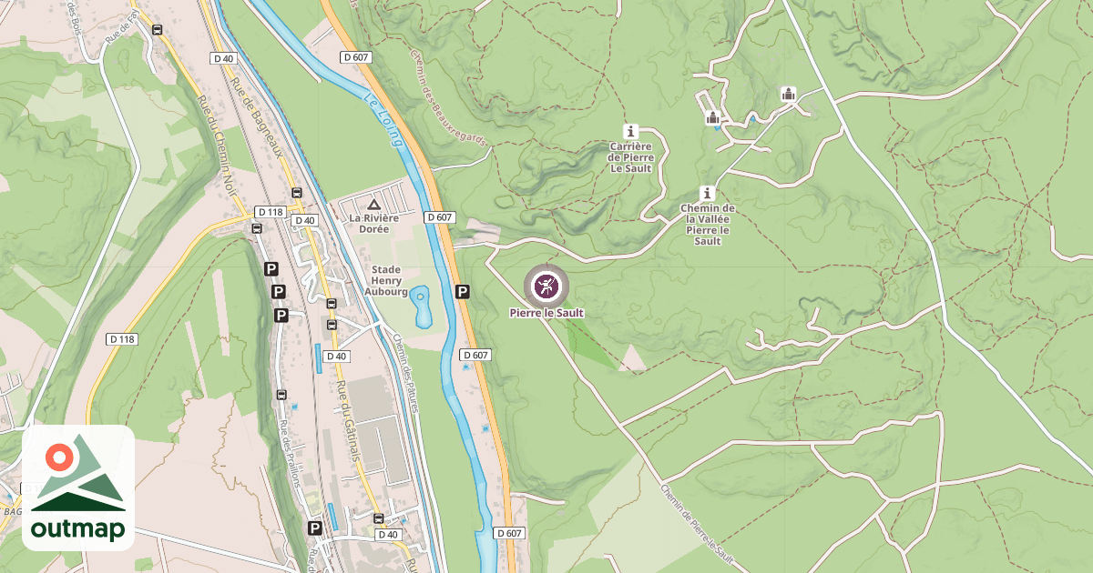 Map of Pierre le Sault