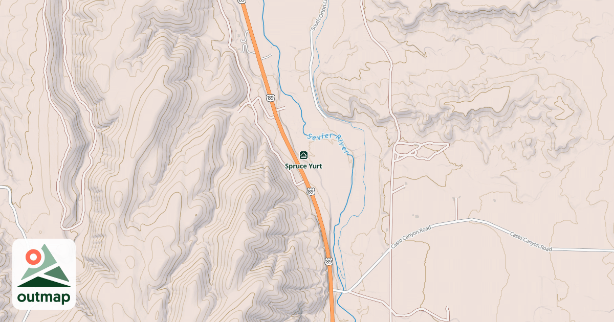 Map of Rust Yurt