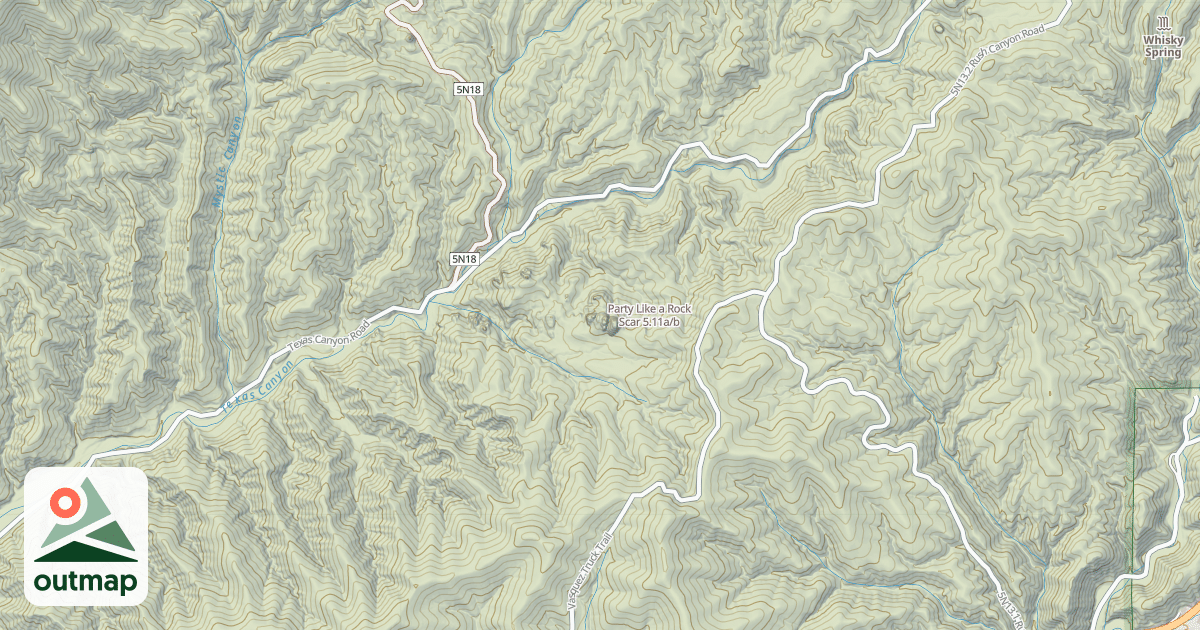 Map of Party Like a Rock Scar