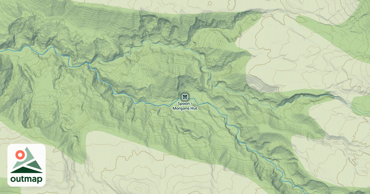 Map of Spoon / Morgans Hut