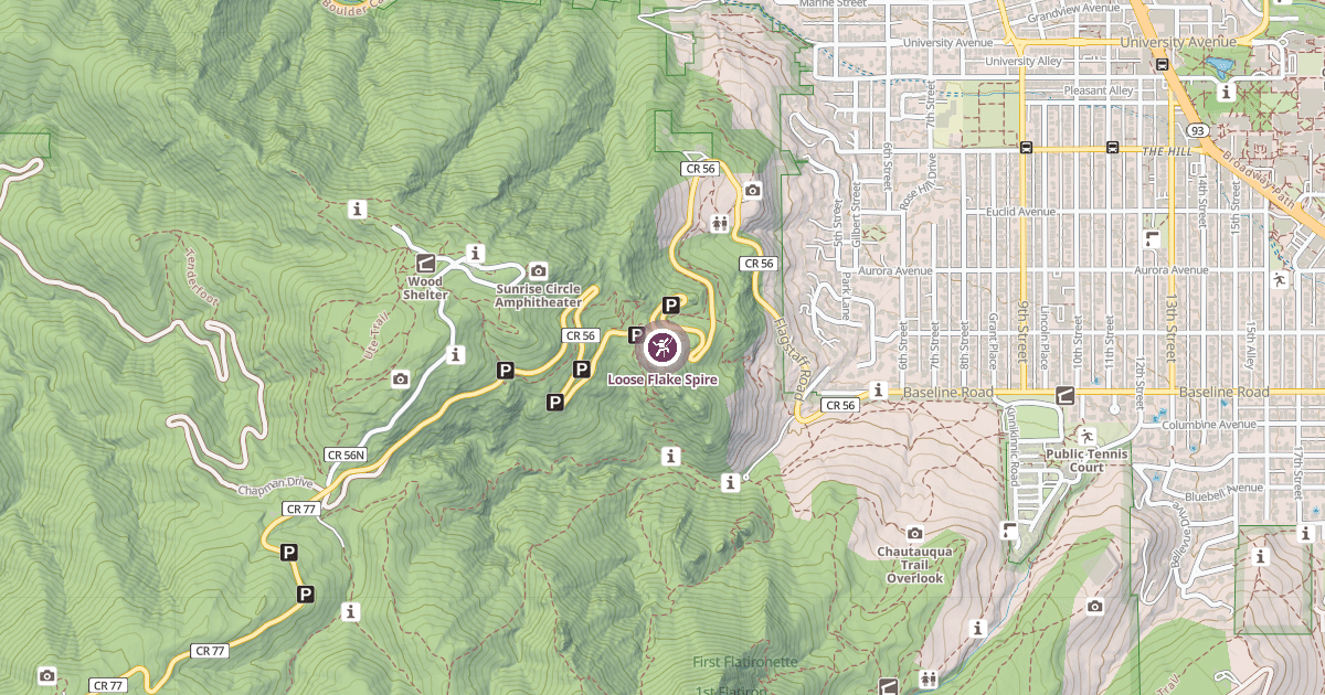 Map preview of Loose Flake Spire