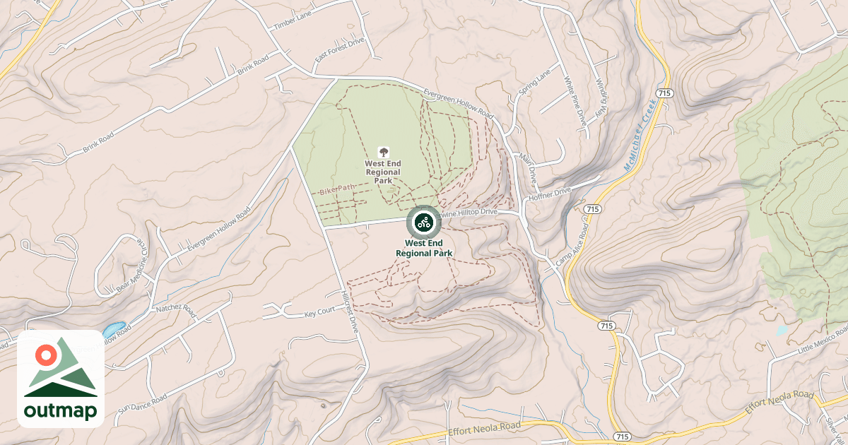 Map of West End Regional Park