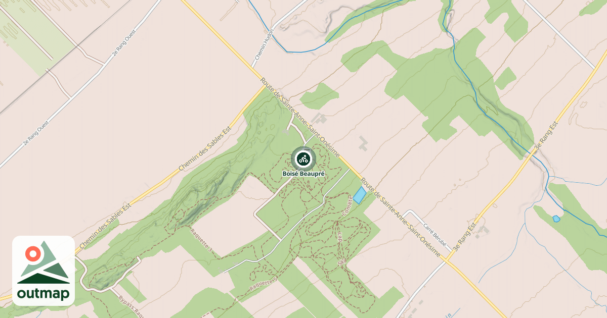 Map of Boisé Beaupré