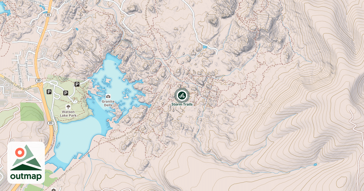 Map of Storm Trails