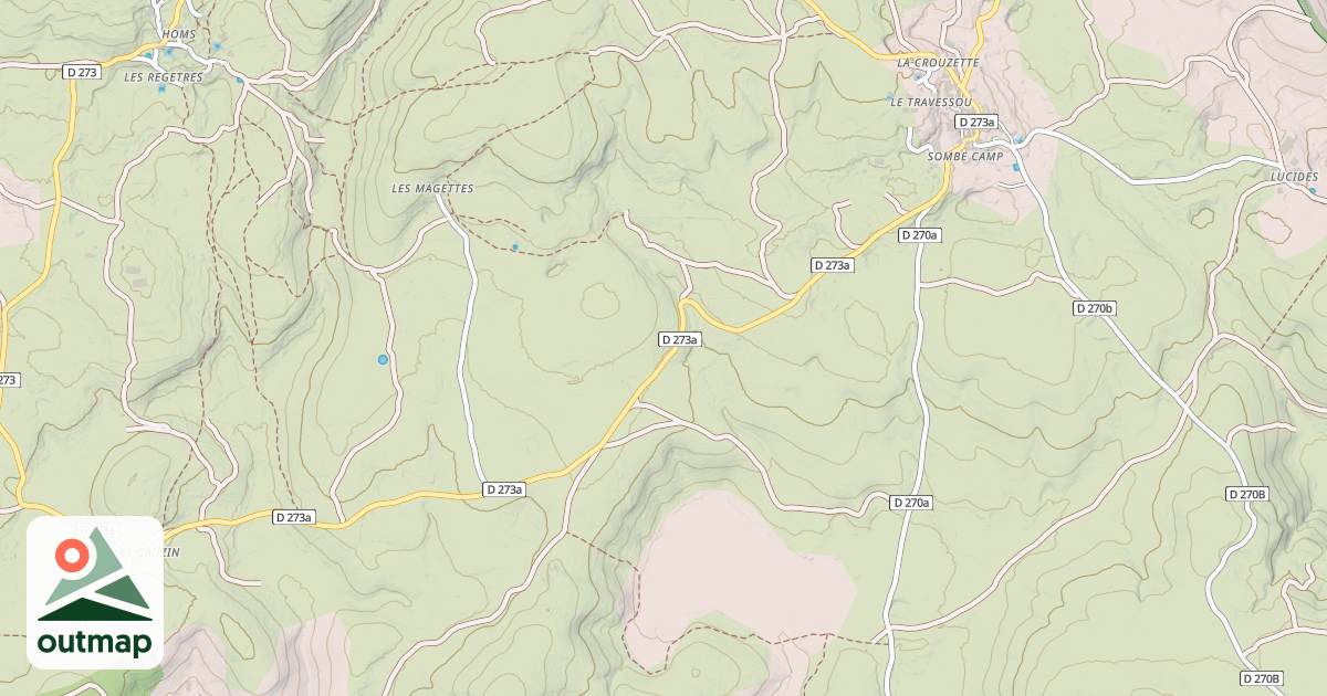 Map of Capitelle de Candet