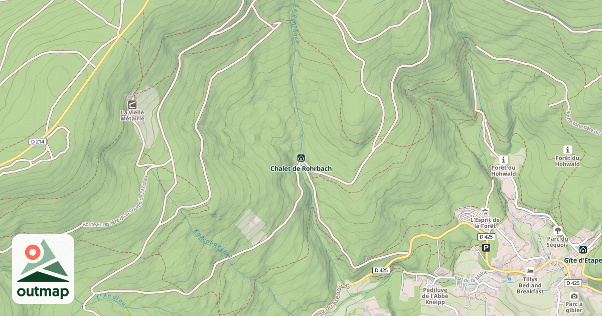 Map of Chalet de Rohrbach