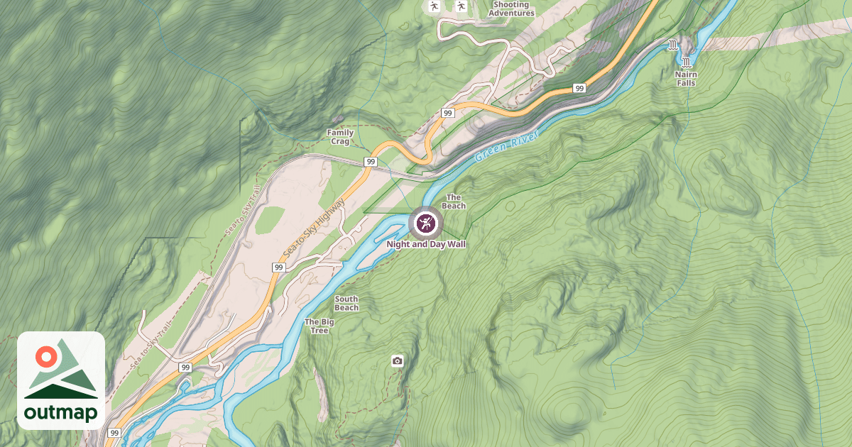Map of Night and Day Wall