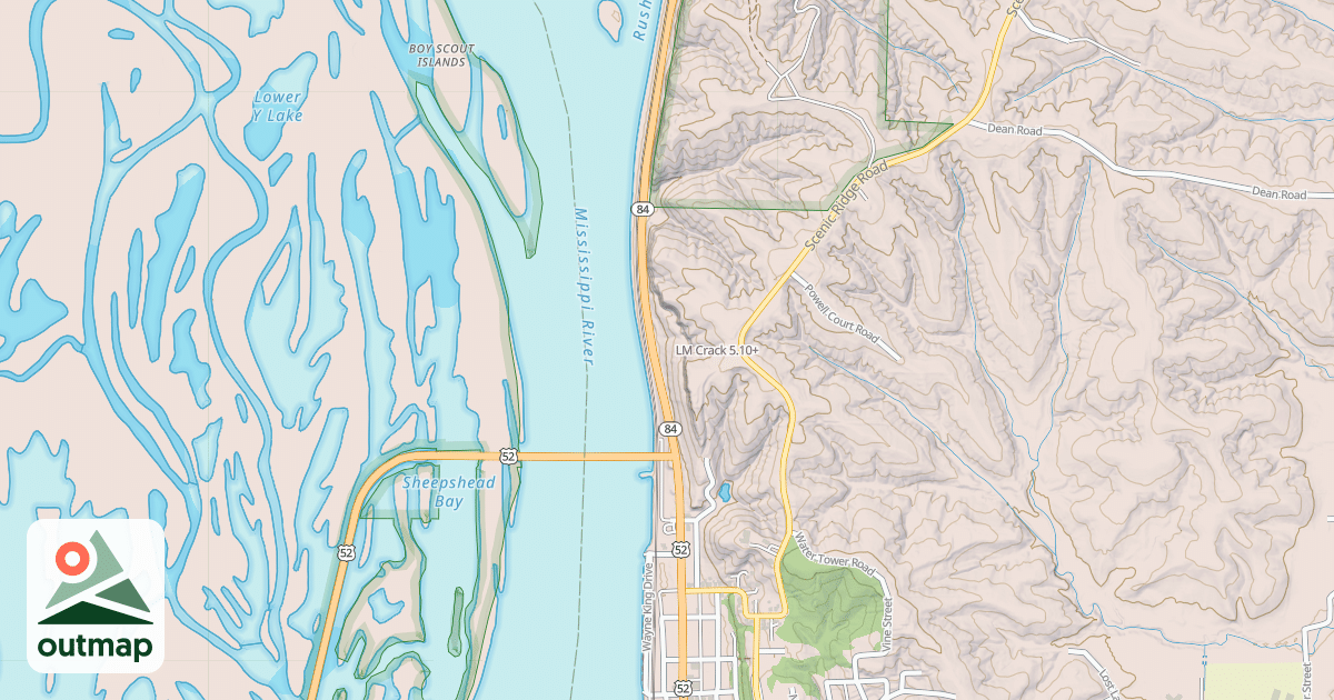Map of LM Crack