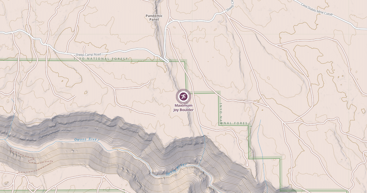 Map preview of Maximum Joy Boulder
