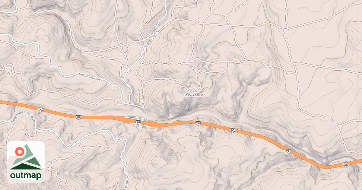 Map of Baso-Bleau