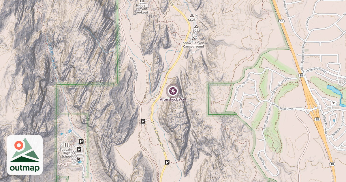 Map of Aftershock Wall