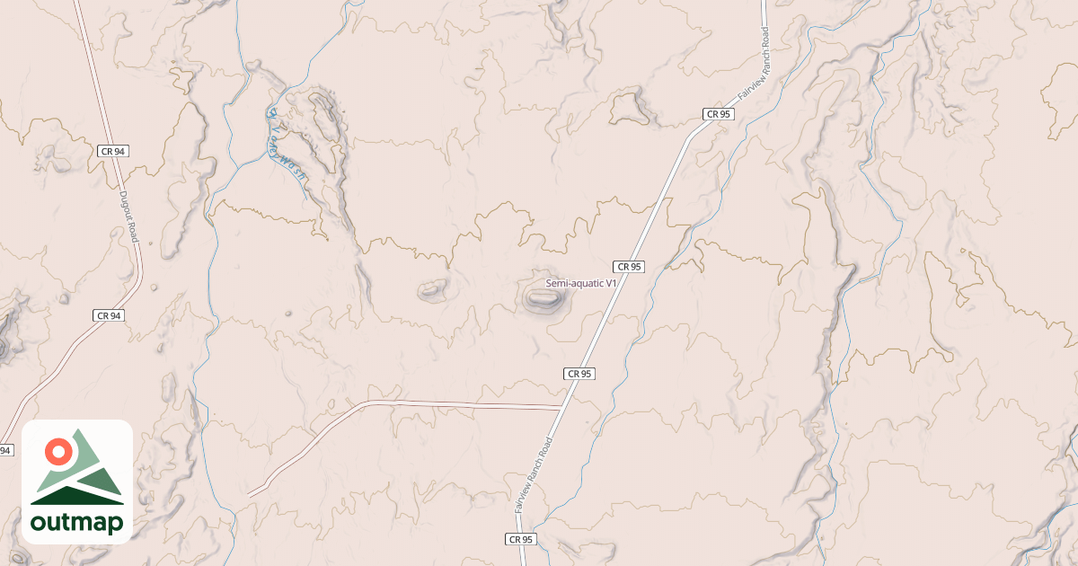 Map of Semi-aquatic