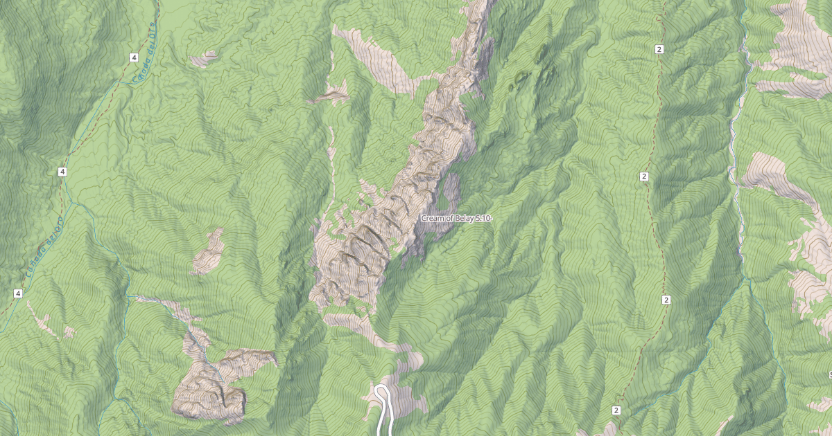 Map preview of Cream of Belay