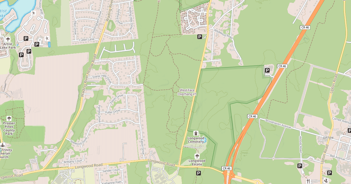 Map preview of West Face Overhang