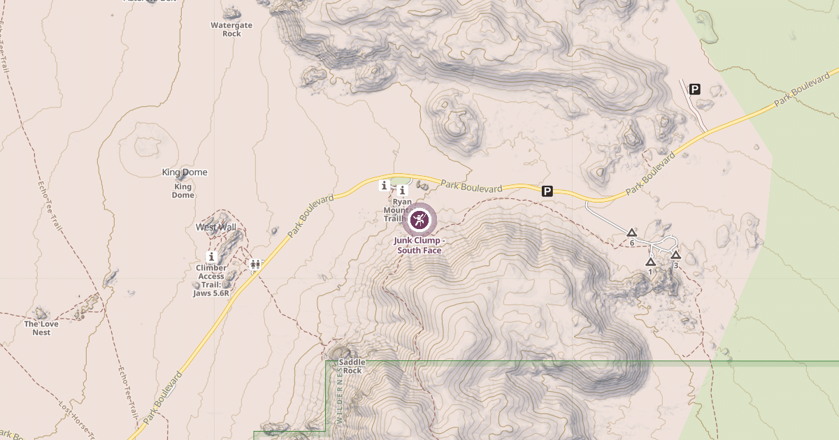 Map preview of Junk Clump - South Face
