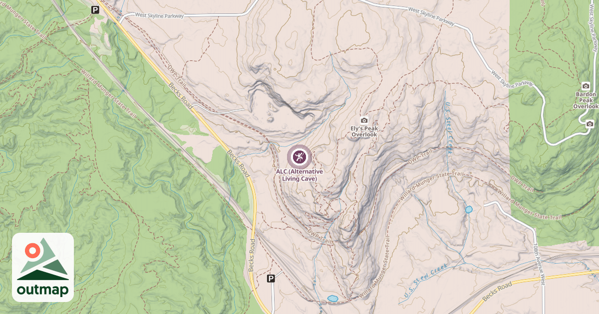Map of ALC (Alternative Living Cave)