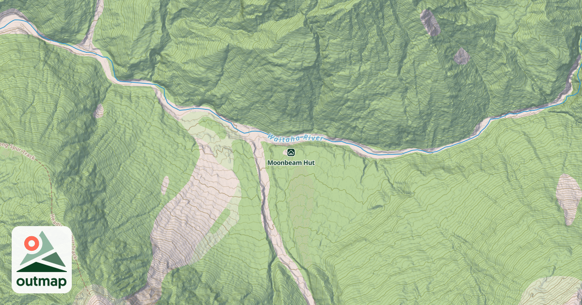 Map of Moonbeam Hut