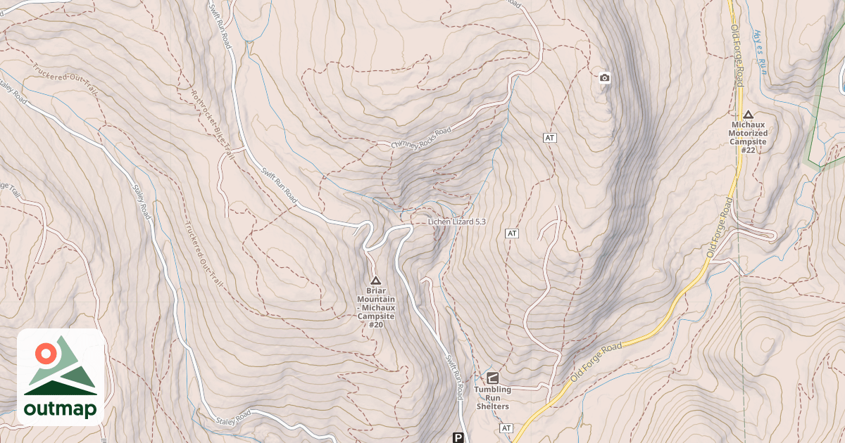 Map of Lichen Lizard