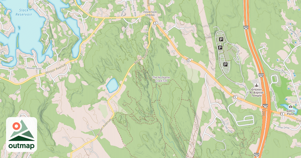 Map of The No-Name Crack