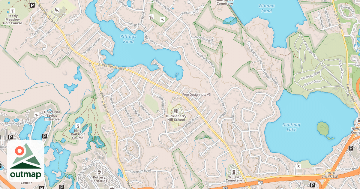 Map of Free Doughnuts