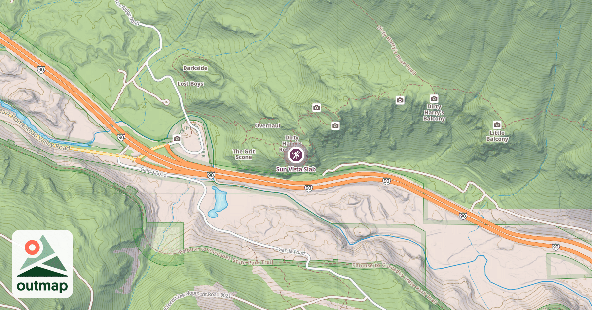 Map of Sun Vista Slab