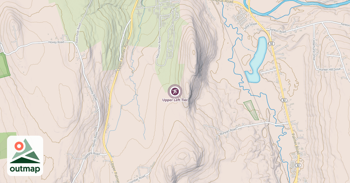 Map of Upper Left Tier