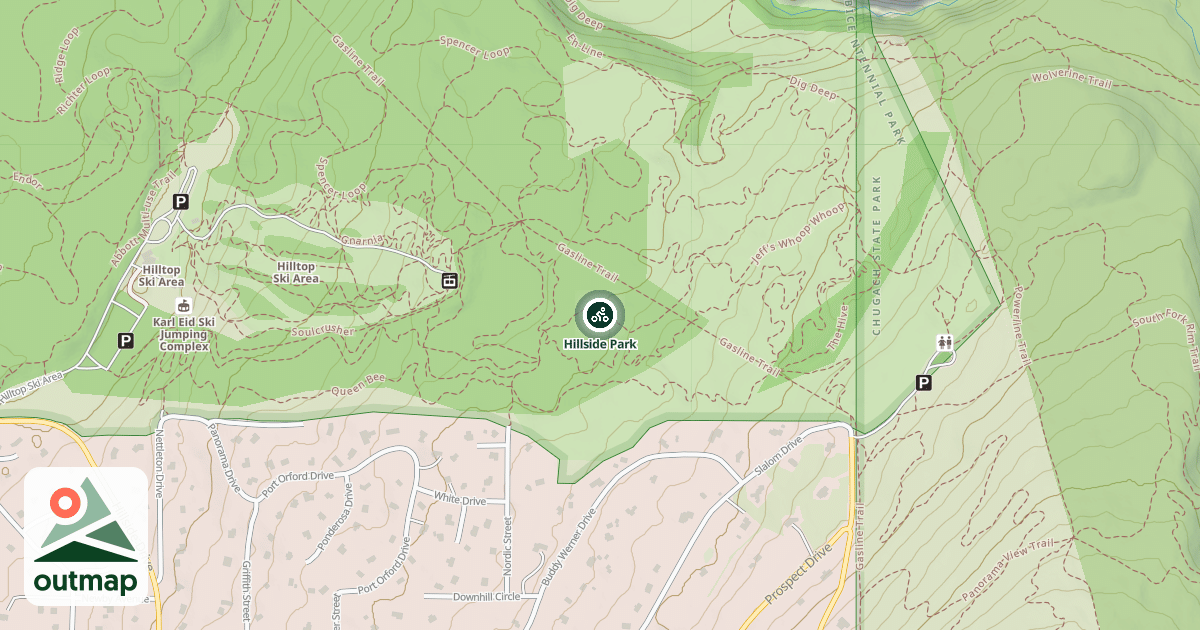 Map of Hillside Park