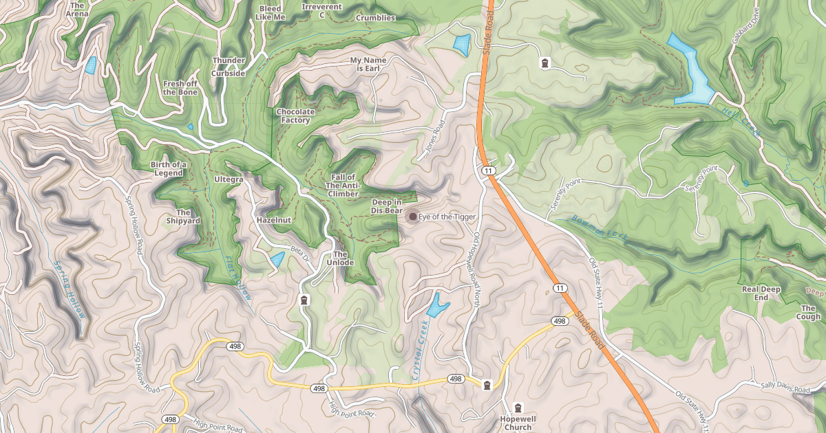 Map preview of Eye of the Tigger