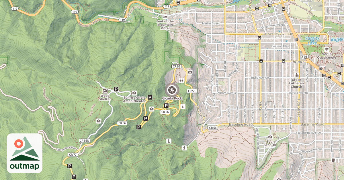 Map of Cicada Rock