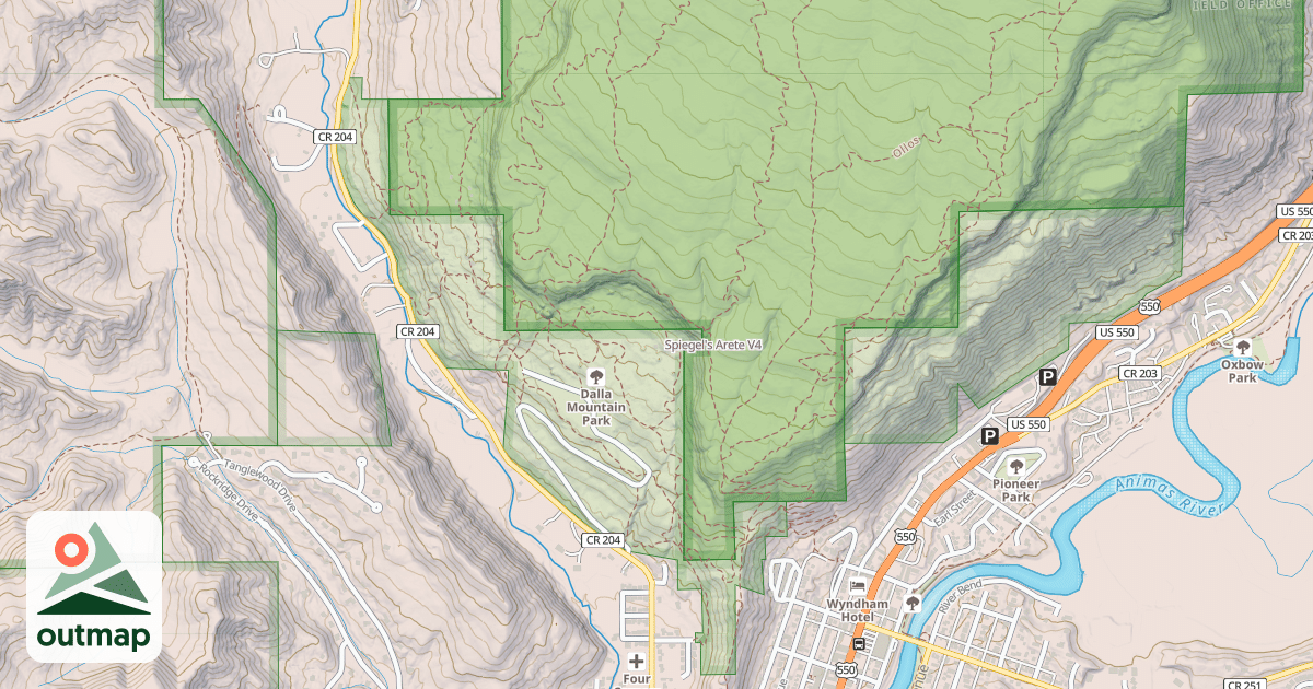 Map of Spiegel's Arete