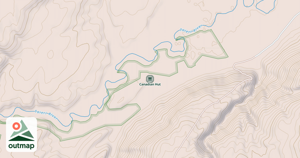 Map of Canadian Hut