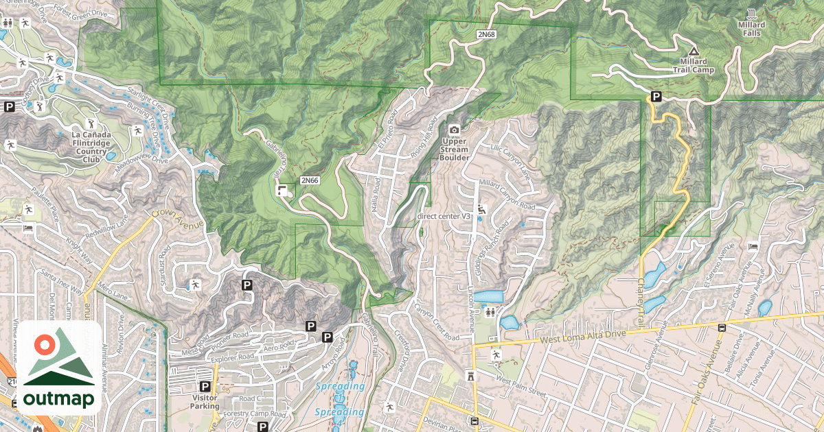 Map of direct center