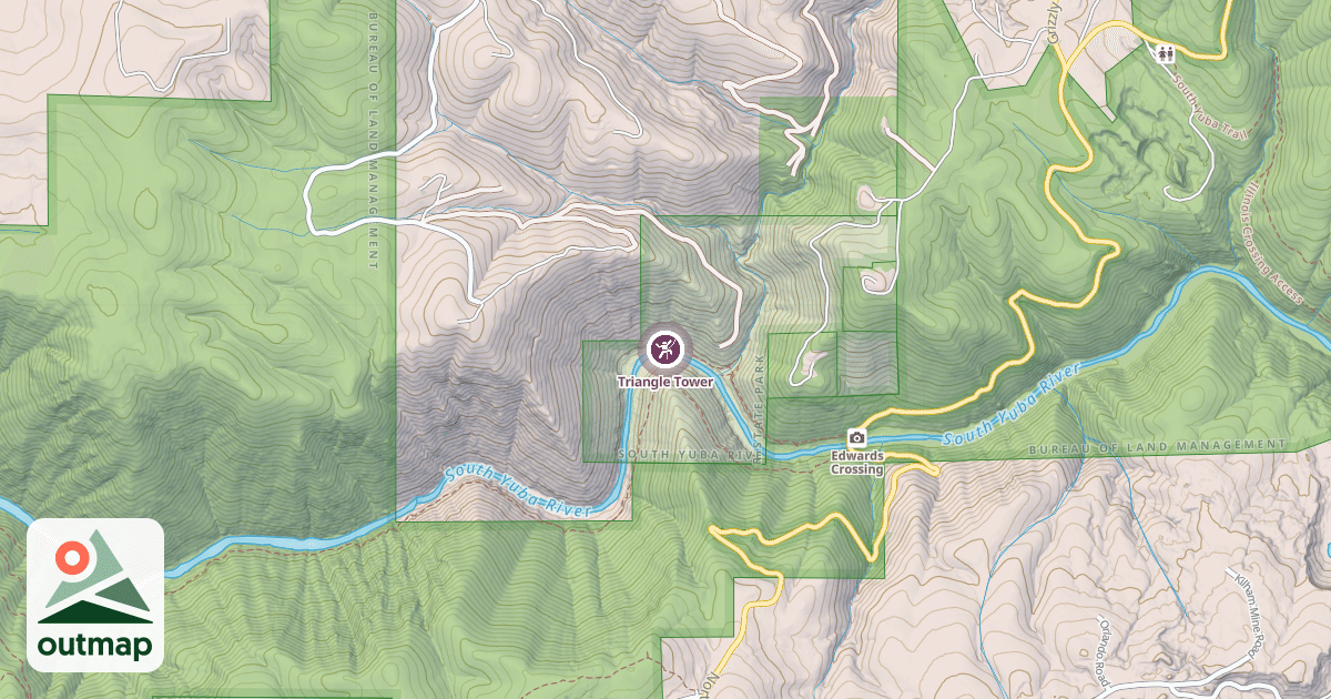 Map of Triangle Tower