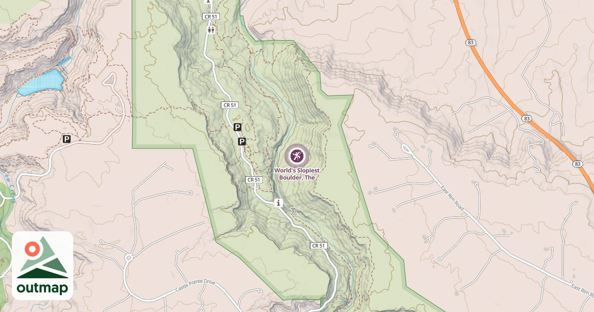 Map of World's Slopiest Boulder, The