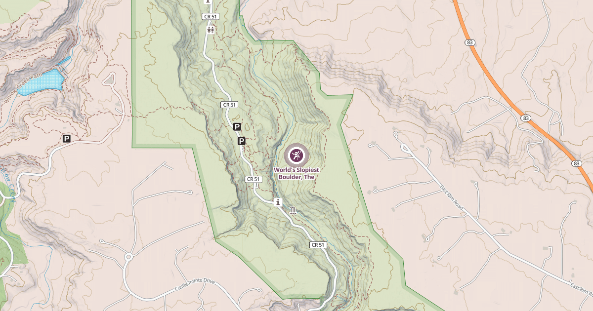 Map preview of World's Slopiest Boulder, The
