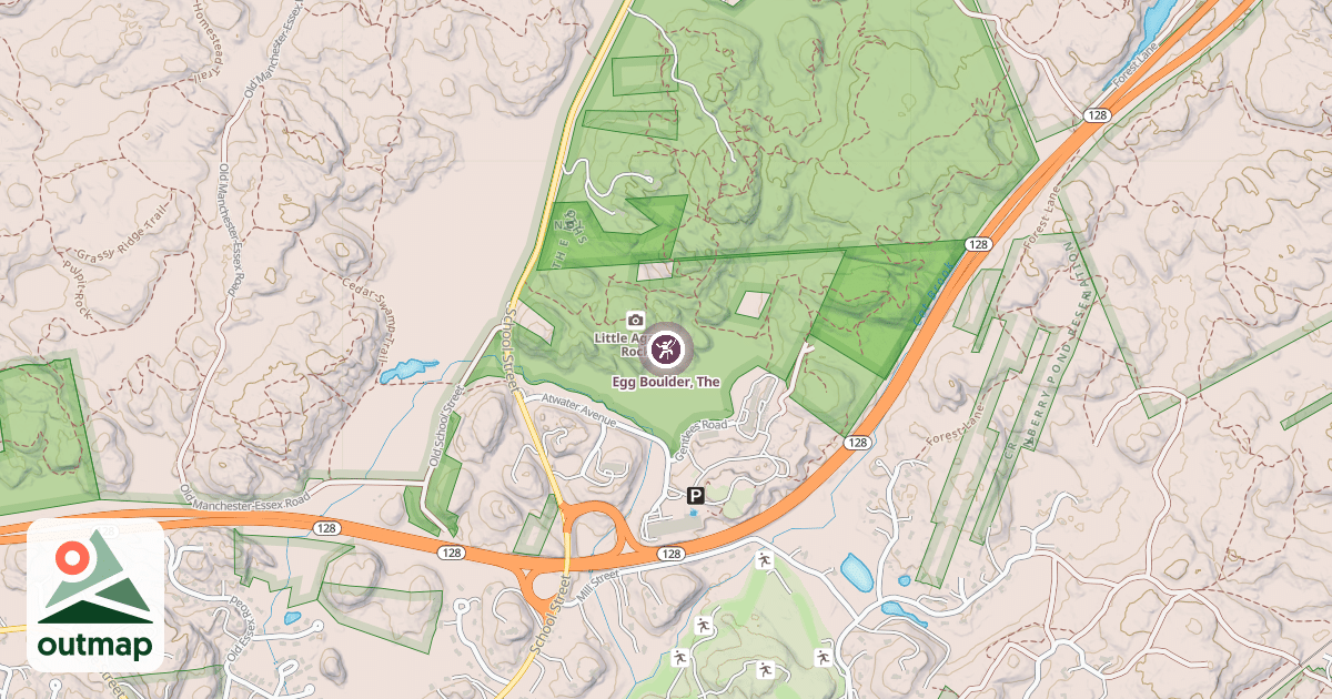 Map of Egg Boulder, The
