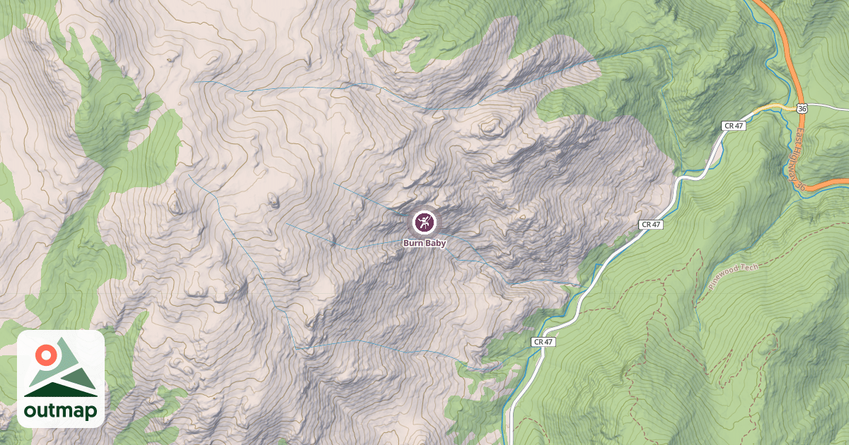 Map of Burn Baby