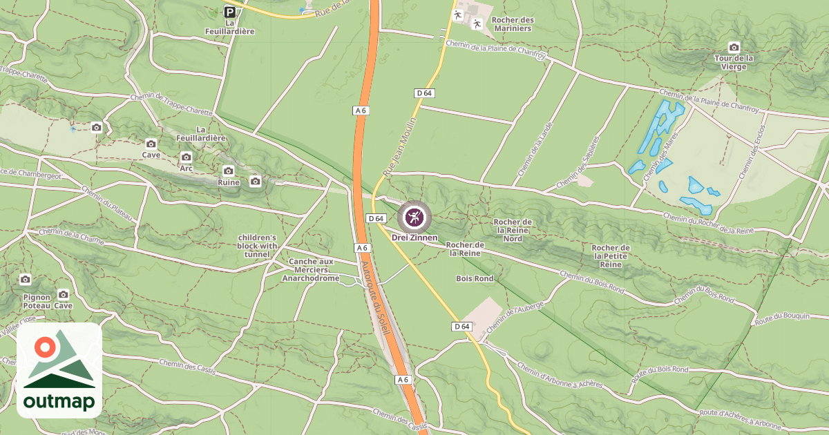 Map of Drei Zinnen