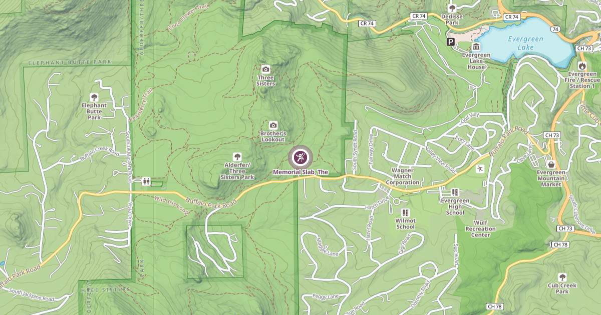 Map preview of Memorial Slab, The