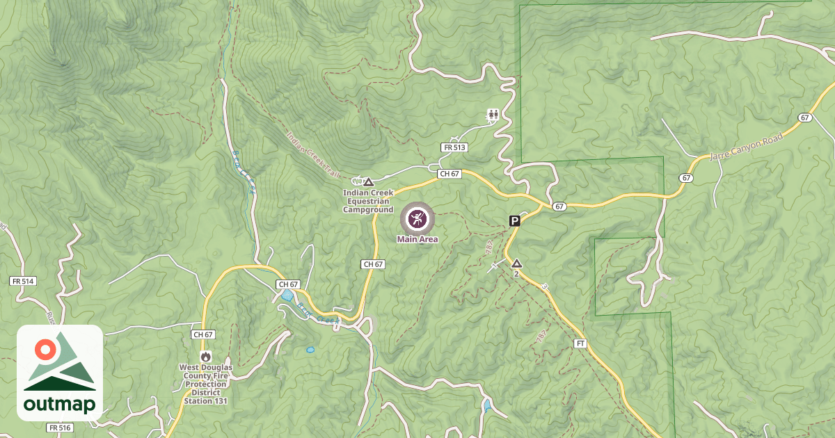 Map of Main Area