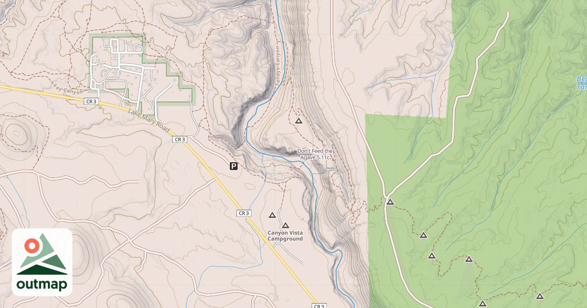 Map of Don't Feed the Agave