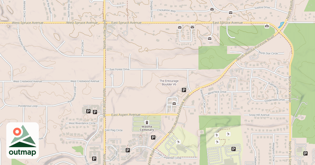 Map of The Entourage Boulder