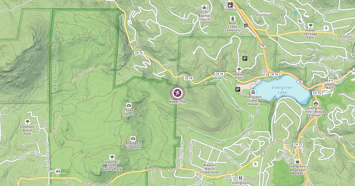 Map preview of Keep, The