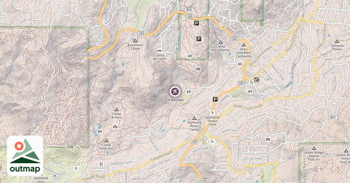 Map of EH Boulder